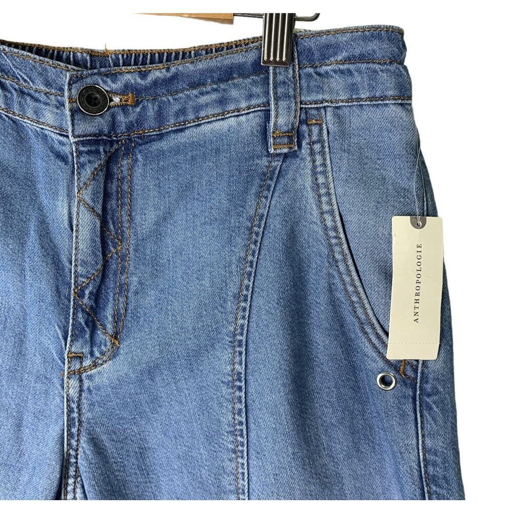 Anthropologie Pilcro Relaxed Drawstring Ankle Jeans Womens Size 27 NWT $148 - Picture 3 of 11